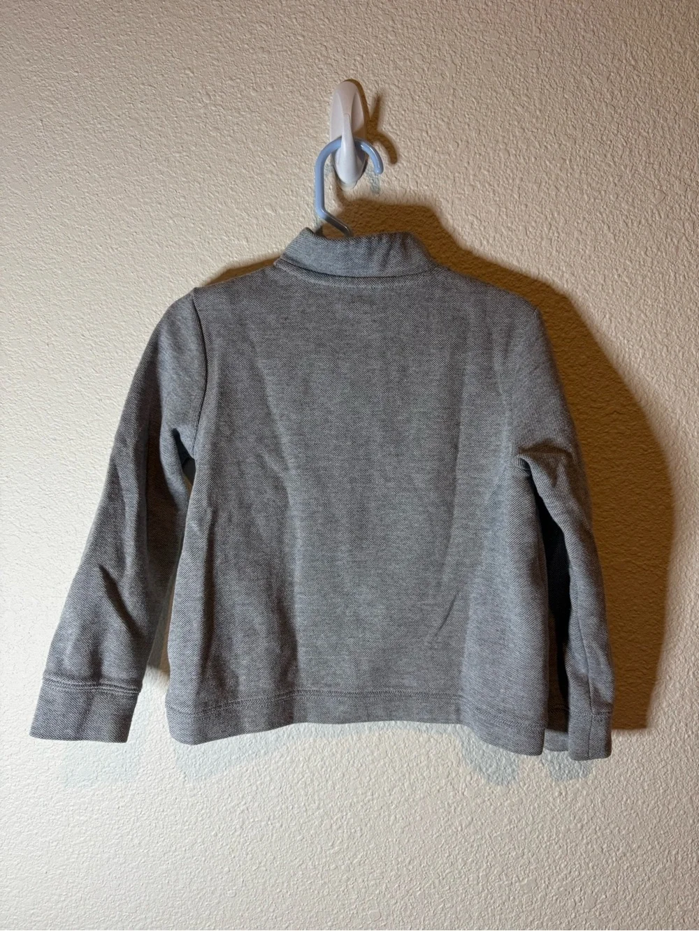 Kids Gray Quarter-Zip Sweater - Classic Pullover